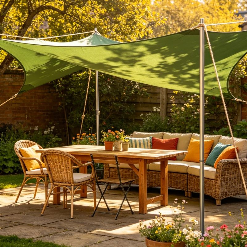 HDPE UV Praesidium Shade Vela in Camping Solem Shade Hotel Horti Patios Natantes Pools