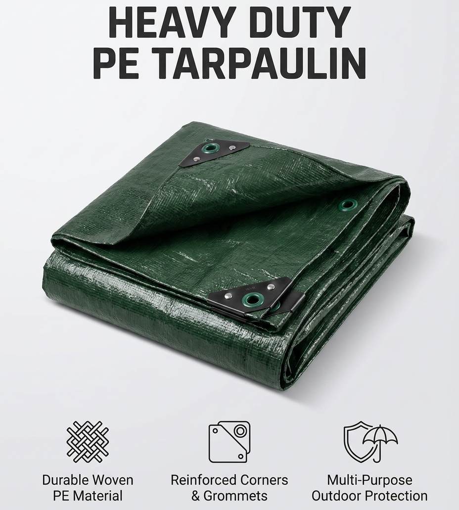 Gravis Pietas Multi Propositum IMPERVIUS Windproof UV Resistant PE Tarpaulin